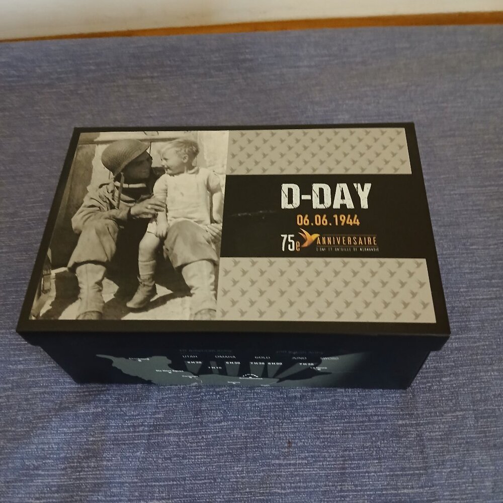 D-Day 06/06/1944 75th anniversary Tin Used
